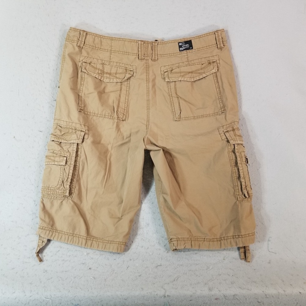 Union cargo shorts men's 38x14 Brown cotton grunge streetwear skate Seatle - Picture 7 of 14